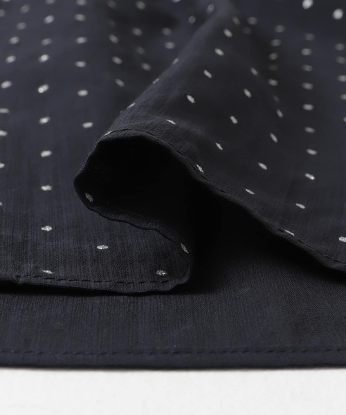 URBAN RESEARCH DOORS（アーバンリサーチドアーズ）の「グリッタードットギャザーブラウス（シャツ/ブラウス・レディース・オフホワイト/ネイビー・MEDIUM）」の10枚目の写真