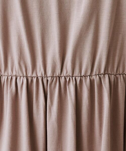 UNTITLED(アンタイトル)の「【ティアード/洗える】コットンロングワンピース(ワンピース・レディース・サンドベージュ/ブラック/ブラウン系その他・50/42/44/46/48/00/01/02/03/04)」の12枚目の写真