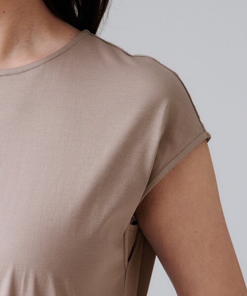 UNTITLED(アンタイトル)の「【ティアード/洗える】コットンロングワンピース(ワンピース・レディース・サンドベージュ/ブラック/ブラウン系その他・50/42/44/46/48/00/01/02/03/04)」の18枚目の写真