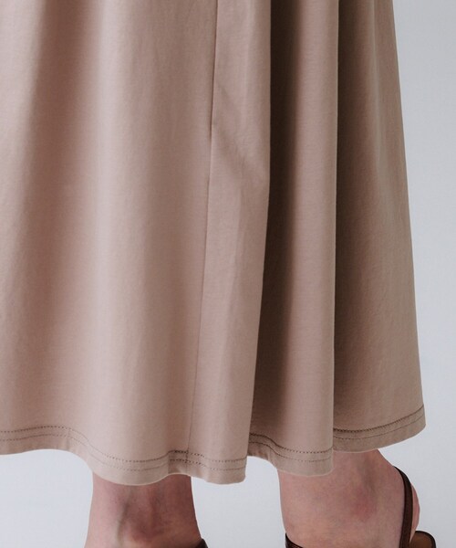 UNTITLED(アンタイトル)の「【ティアード/洗える】コットンロングワンピース(ワンピース・レディース・サンドベージュ/ブラック/ブラウン系その他・50/42/44/46/48/00/01/02/03/04)」の19枚目の写真