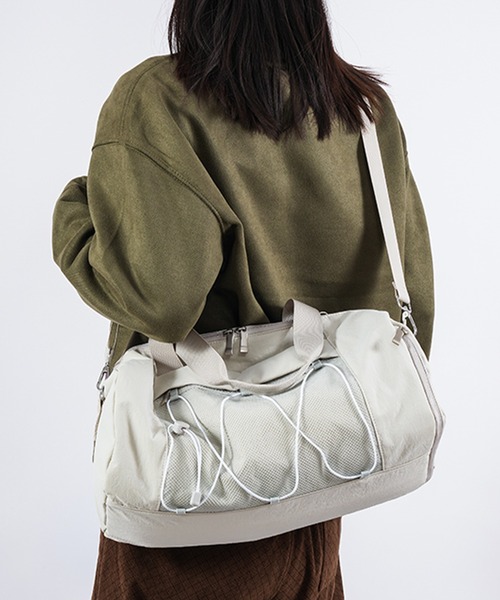 Lace Ladies（レースレディース）の「ナローストラップ付き ボストン ボディ ショルダー バッグ（ボストンバッグ・レディース・ブラック/グリーン/ピンク/ホワイト・FREE）」の2枚目の写真
