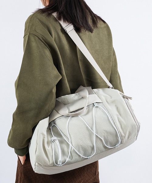 Lace Ladies（レースレディース）の「ナローストラップ付き ボストン ボディ ショルダー バッグ（ボストンバッグ・レディース・ブラック/グリーン/ピンク/ホワイト・FREE）」の6枚目の写真