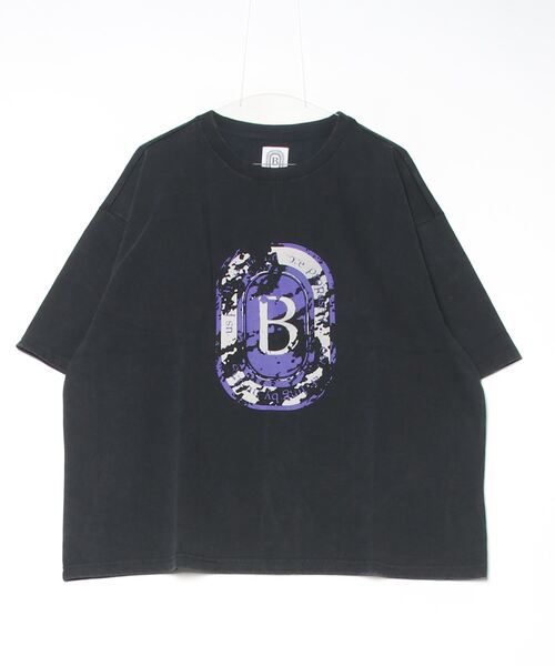 BEAVER(ビーバー)の「B omnivore/ビーオムニボー S/S TEE EMBLEM(Tシャツ/カットソー・メンズ・ホワイト/ブラック・M/L)」の1枚目の写真