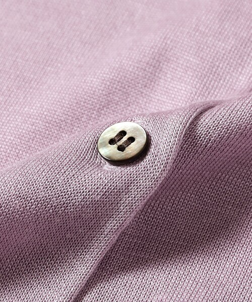 Demi-Luxe BEAMS（デミルクス ビームス）の「シルク クルーネック カーディガン（カーディガン/ボレロ・レディース・ラベンダー/ネイビー・ONE SIZE）」の20枚目の写真