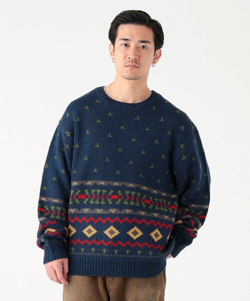 セール】3.5ゲージ フェアアイル ニット（ユニセックス）（ニット