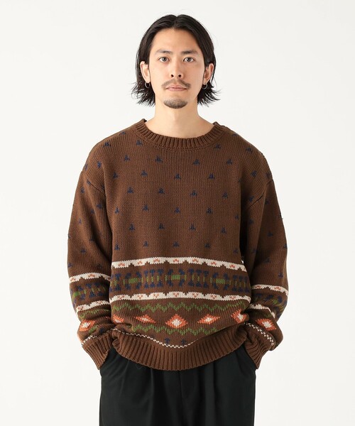 3/24のみ めい 3.5ゲージ フェアアイル ニット（ニット/セーター）｜B:MING by