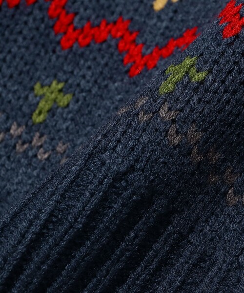 ビームスゴルフ　BEAMS GOLF レディース セーター ニット　フェアアイル 3.5ゲージ フェアアイル ニット（ユニセックス）（ニット/セーター