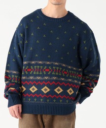 B:MING by BEAMS | 3.5ゲージ フェアアイル ニット（ユニセックス）(ニット/セーター)