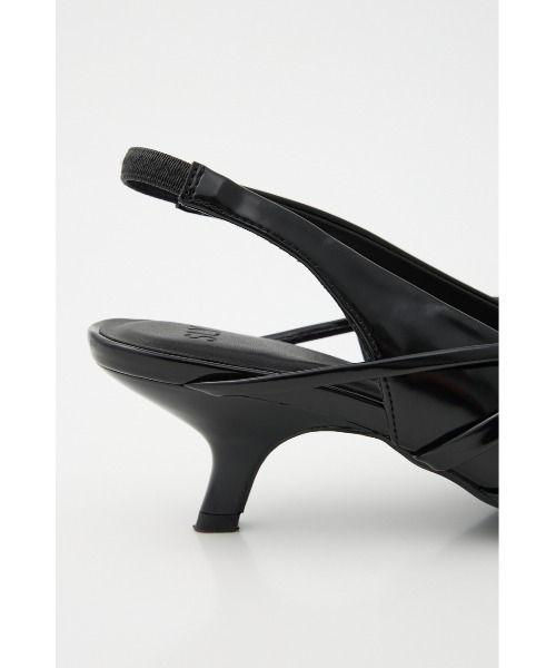 SLY（スライ）の「SLING BACK RIBBON MULE スリング バックリボン ミュール（サンダル・レディース・ブラック/ベージュ・SMALL/MEDIUM/LARGE）」の8枚目の写真