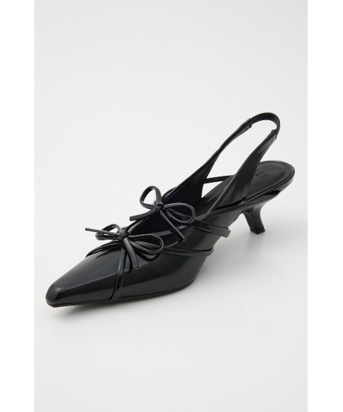 SLY（スライ）の「SLING BACK RIBBON MULE スリング バックリボン ミュール（サンダル・レディース・ブラック/ベージュ・SMALL/MEDIUM/LARGE）」の10枚目の写真