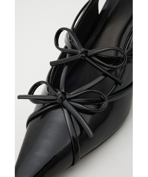 SLY（スライ）の「SLING BACK RIBBON MULE スリング バックリボン ミュール（サンダル・レディース・ブラック/ベージュ・SMALL/MEDIUM/LARGE）」の11枚目の写真