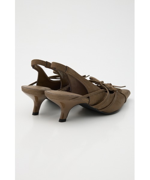 SLY（スライ）の「SLING BACK RIBBON MULE スリング バックリボン ミュール（サンダル・レディース・ブラック/ベージュ・SMALL/MEDIUM/LARGE）」の17枚目の写真