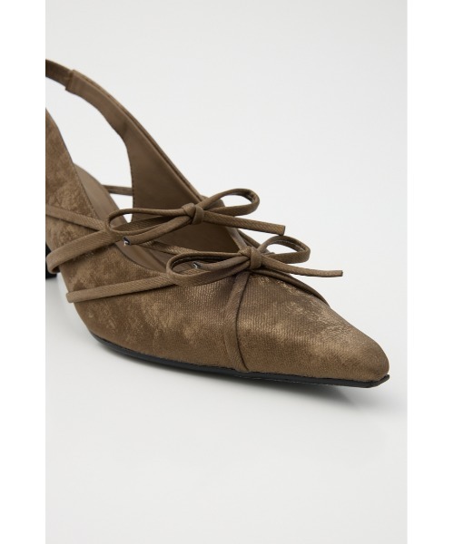 SLY（スライ）の「SLING BACK RIBBON MULE スリング バックリボン ミュール（サンダル・レディース・ブラック/ベージュ・SMALL/MEDIUM/LARGE）」の20枚目の写真