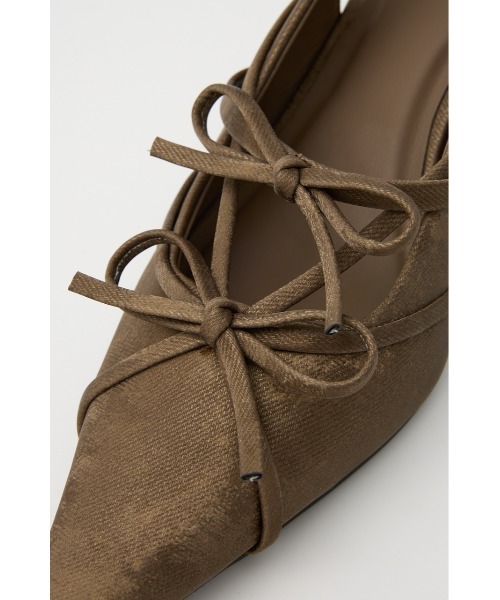 SLY（スライ）の「SLING BACK RIBBON MULE スリング バックリボン ミュール（サンダル・レディース・ブラック/ベージュ・SMALL/MEDIUM/LARGE）」の22枚目の写真