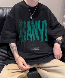 THE HITSS（ヒッツ）の「ロゴプリント オーバーサイズTシャツ（Tシャツ/カットソー）」