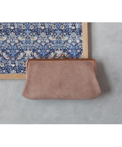 アンティーコ×LIBERTY 口金長財布