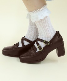 axes femme POETIQUE | バックレースアップローファー(パンプス)