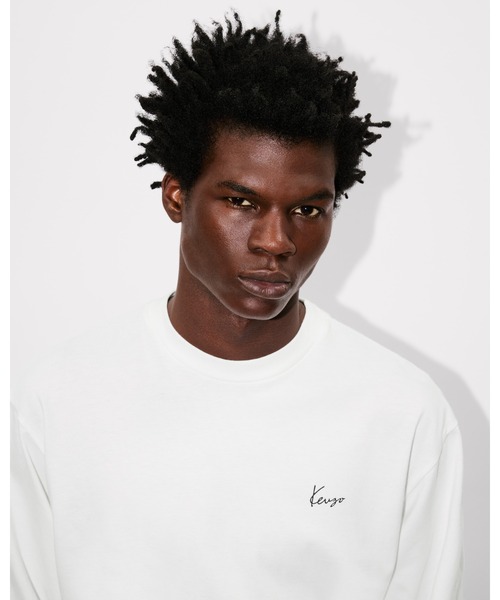 KENZO（ケンゾー）の「'KENZO Archive Bouquet' ロングスリーブ コットン Tシャツ（Tシャツ/カットソー・メンズ・ホワイト系その他・LARGE/MEDIUM/SMALL）」の2枚目の写真