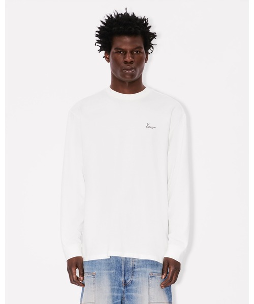 KENZO（ケンゾー）の「'KENZO Archive Bouquet' ロングスリーブ コットン Tシャツ（Tシャツ/カットソー・メンズ・ホワイト系その他・LARGE/MEDIUM/SMALL）」の4枚目の写真