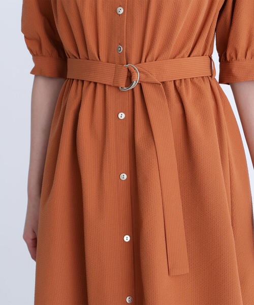 セール】◇ゴールドボタンベルテッドワンピース（ワンピース