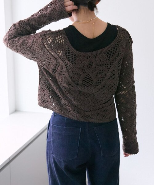 ear PAPILLONNER　ショートトップス【SUM1 STYLE】 セール】《綿100％》カットトップス【SUM1 STYLE(スミスタイル