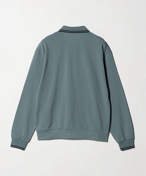 FRED PERRY（フレッドペリー）の「【別注】＜FRED PERRY＞ツインティップ ジップアップ シャツ（シャツ/ブラウス・メンズ・ブラック/ライトブルー・XL/L/M）」の3枚目の写真