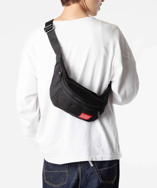 Manhattan Portage（マンハッタンポーテージ）の「Manhattan Portage Alleycat Waist Bag マンハッタンポーテージ アレイキャット ウエストバッグ ボディバッグ（ボディバッグ/ウエストポーチ・レディース・カモフラージュ/グレー/ネイビー系1/ブラック・FREE）」の7枚目の写真