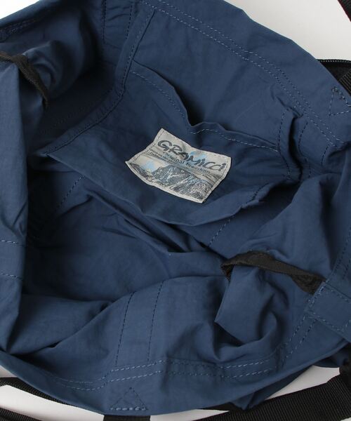 Gramicci（グラミチ）の「NYLON PACKABLE TOTE｜ナイロン パッカブル トート（トートバッグ・メンズ・ブラック/グレー/グリーン/ダークネイビー・FREE）」の9枚目の写真