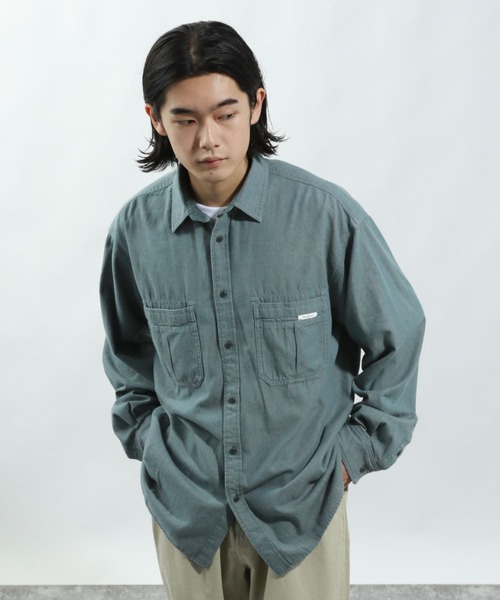 BAYFLOW(ベイフロー)の「【新色追加】BRIGHT DAYSシャツ(シャツ/ブラウス・メンズ・ピンク/チャコールグレー/オフホワイト/イエロー/ブラウン/グリーン・LARGE/MEDIUM)」の5枚目の写真