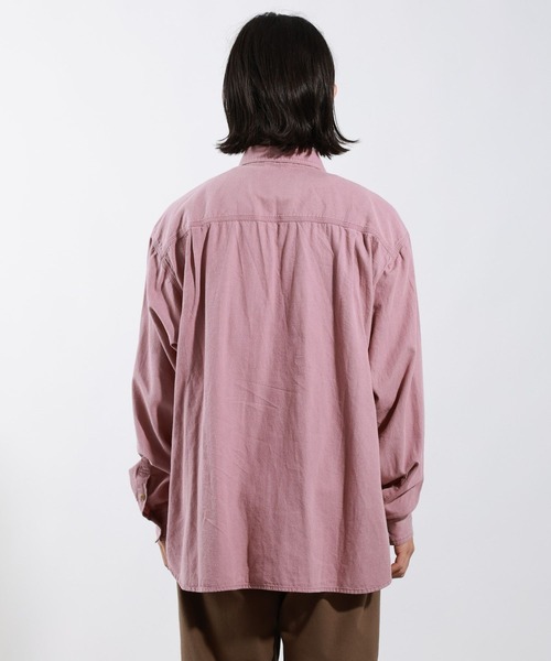 BAYFLOW(ベイフロー)の「【新色追加】BRIGHT DAYSシャツ(シャツ/ブラウス・メンズ・ピンク/チャコールグレー/オフホワイト/イエロー/ブラウン/グリーン・LARGE/MEDIUM)」の18枚目の写真