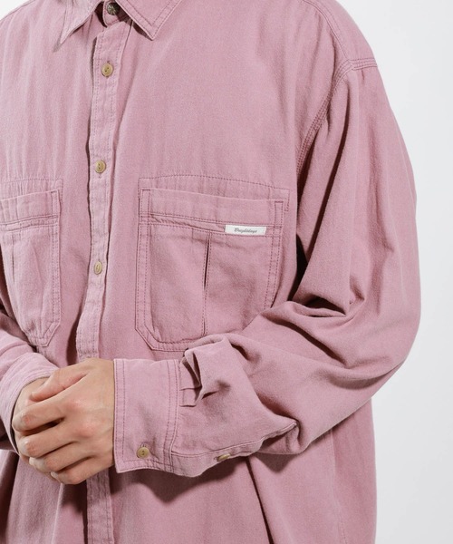 BAYFLOW(ベイフロー)の「【新色追加】BRIGHT DAYSシャツ(シャツ/ブラウス・メンズ・ピンク/チャコールグレー/オフホワイト/イエロー/ブラウン/グリーン・LARGE/MEDIUM)」の21枚目の写真