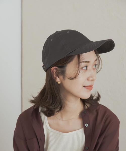 URBAN RESEARCH DOORS（アーバンリサーチドアーズ）の「ツイルキャップ（キャップ・レディース・ベージュ系その他/ブラック/チャコールグレー・ONE）」の3枚目の写真