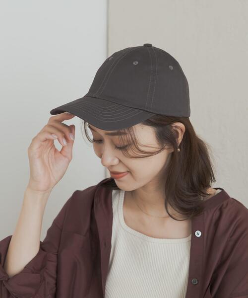 URBAN RESEARCH DOORS（アーバンリサーチドアーズ）の「ツイルキャップ（キャップ・レディース・ベージュ系その他/ブラック/チャコールグレー・ONE）」の8枚目の写真