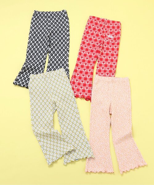 BREEZE（ブリーズ）の「【リンク/ジュニア対応】総柄ジャガードフレアパンツ（その他パンツ・キッズ・レッド/オレンジ/ブラック/サックスブルー・80/90/100/110/120/130/140）」の22枚目の写真