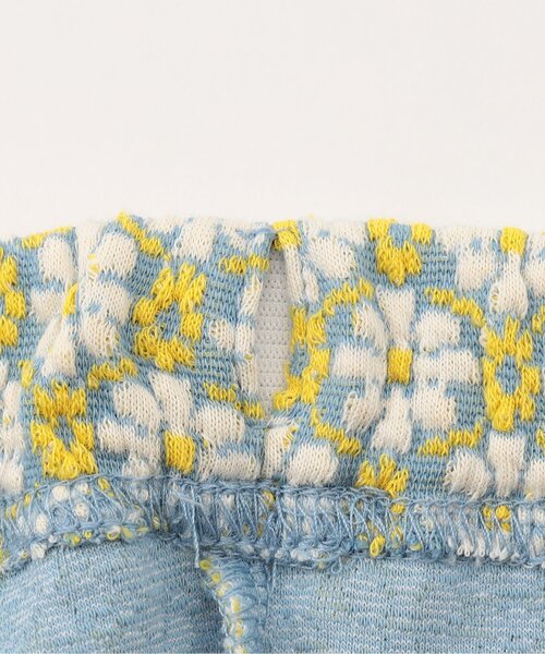 BREEZE（ブリーズ）の「【リンク/ジュニア対応】総柄ジャガードフレアパンツ（その他パンツ・キッズ・レッド/オレンジ/ブラック/サックスブルー・80/90/100/110/120/130/140）」の7枚目の写真