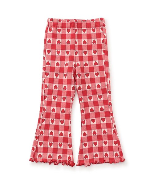 BREEZE（ブリーズ）の「【リンク/ジュニア対応】総柄ジャガードフレアパンツ（その他パンツ・キッズ・レッド/オレンジ/ブラック/サックスブルー・80/90/100/110/120/130/140）」の9枚目の写真