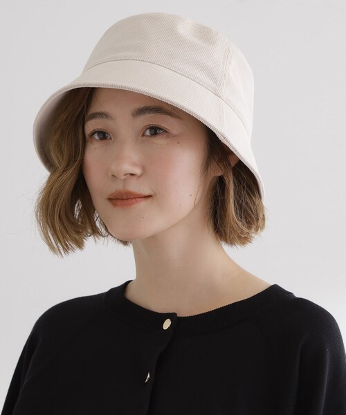 grove（グローブ）の「バケットハット【UVカット・サイズ調整可能】（ハット・レディース・アイボリー/ブラック/カーキ・00）」の10枚目の写真