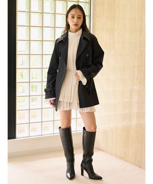バリエーションミドルトレンチコート（トレンチコート）｜SNIDEL