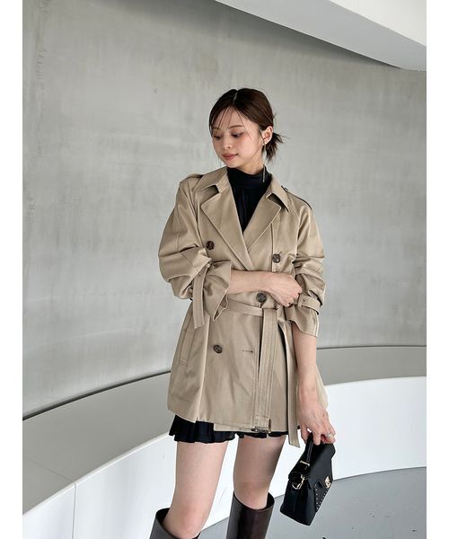 バリエーションミドルトレンチコート バリエーションミドルトレンチコート（トレンチコート）｜SNIDEL