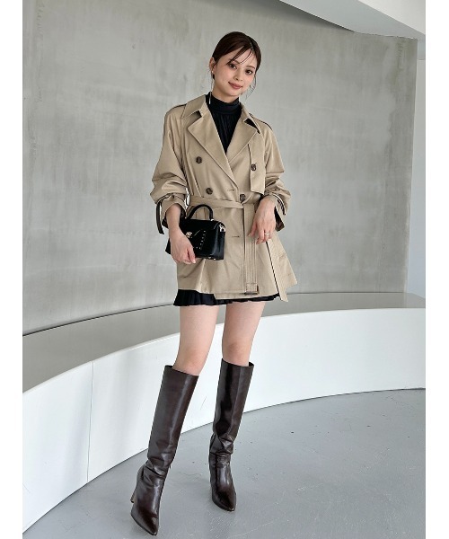 バリエーションミドルトレンチコート バリエーションミドルトレンチコート（トレンチコート）｜SNIDEL