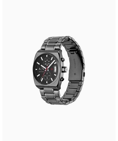 ARMANI EXCHANGE(アルマーニエクスチェンジ)の「【A|X アルマーニ エクスチェンジ】ステンレススチールベルトウォッチ(バタフライ)OLIVER_AX2823(アナログ腕時計・メンズ・その他1・FREE)」の2枚目の写真