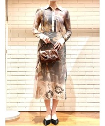 Desigual | コラージュプリントチュールミディスカートウエストゴム(スカート)