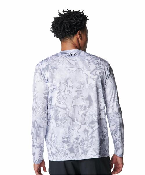 UNDER ARMOUR(アンダーアーマー)の「UAテック カモ ロングスリーブ Tシャツ(トレーニング/メンズ)(Tシャツ/カットソー・メンズ・ホワイト・M/XL/L/2XL/S/3XL)」の2枚目の写真