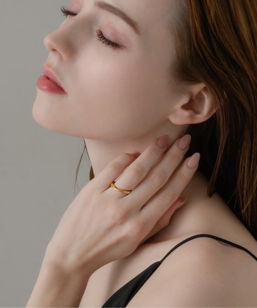 muku(ムク)の「2mm RING/TORUDE(リング・レディース・シルバー/ゴールド・9/11)」の1枚目の写真