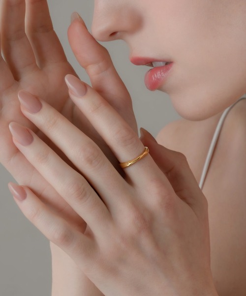 muku(ムク)の「2mm RING/TORUDE(リング・レディース・シルバー/ゴールド・9/11)」の9枚目の写真
