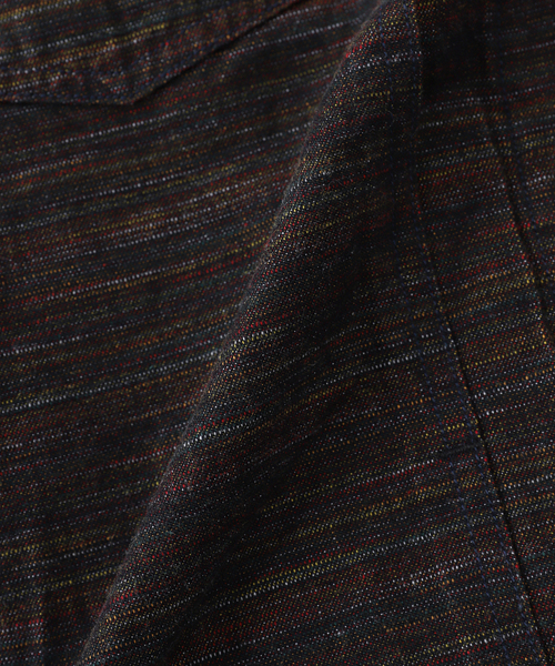 JOURNAL STANDARD J.S HOMESTEAD(ジャーナルスタンダードホームステッド)の「J.S.Homestead / レインボー デニム トラッカー(ブルゾン・メンズ・ブラック系その他・MEDIUM/LARGE)」の6枚目の写真