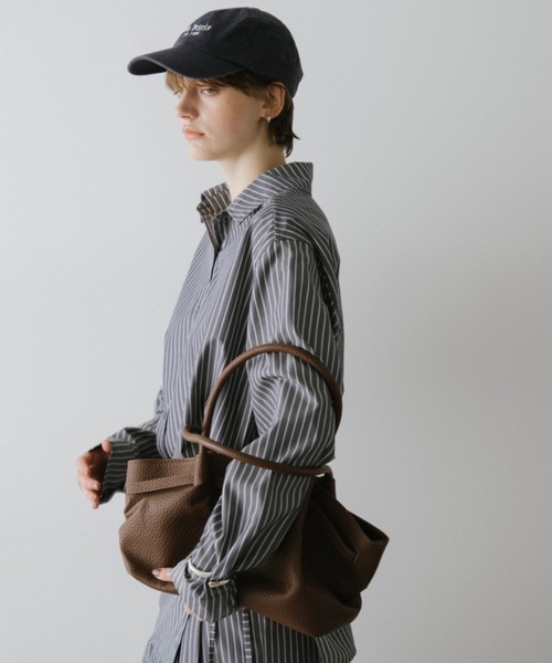 DRWCYS（ドロシーズ）の「レザータッチワイドバッグ（トートバッグ・レディース・ブラック/ブラウン・FREE）」の7枚目の写真