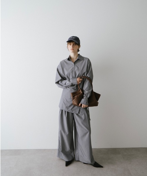 DRWCYS（ドロシーズ）の「レザータッチワイドバッグ（トートバッグ・レディース・ブラック/ブラウン・FREE）」の9枚目の写真