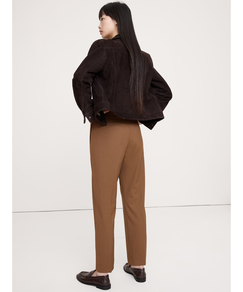 Banana Republic(バナナリパブリック)の「ハイライズ スリム イタリアンウール アンクルパンツ(その他パンツ・レディース・ブラック/ブラウン系その他/ネイビー/ライトグレー/ブラウン・0/6/4/2/8)」の13枚目の写真