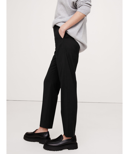 Banana Republic(バナナリパブリック)の「ハイライズ スリム イタリアンウール アンクルパンツ(その他パンツ・レディース・ブラック/ブラウン系その他/ネイビー/ライトグレー/ブラウン・0/6/4/2/8)」の14枚目の写真